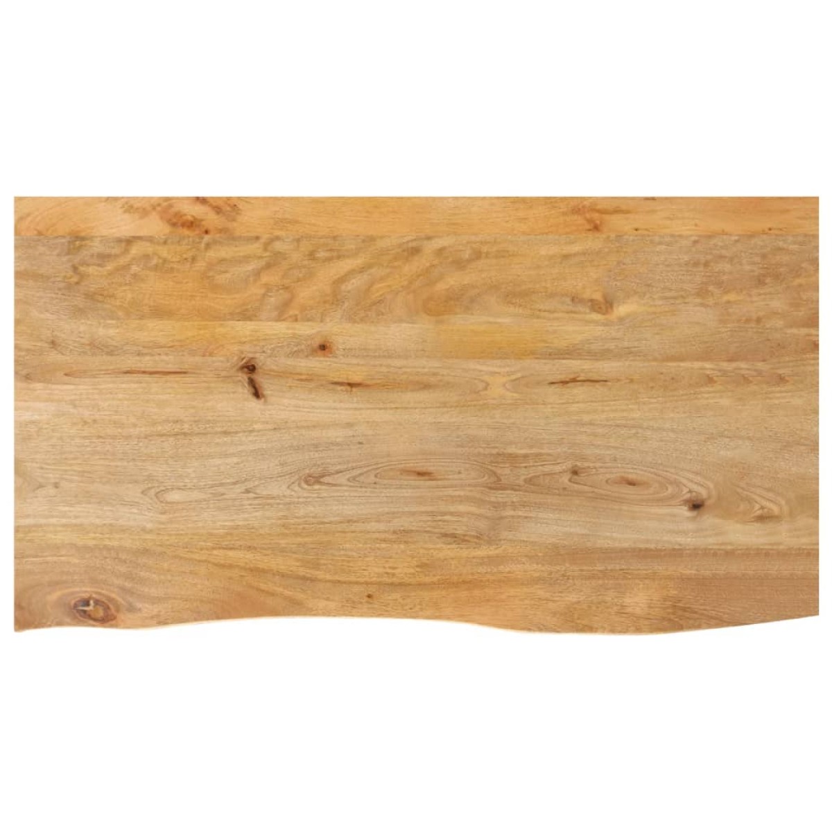 vidaXL Επιφάνεια Τραπεζιού 120x60x3,8 εκ. Live Edge Μασίφ Ξύλο Μάνγκο