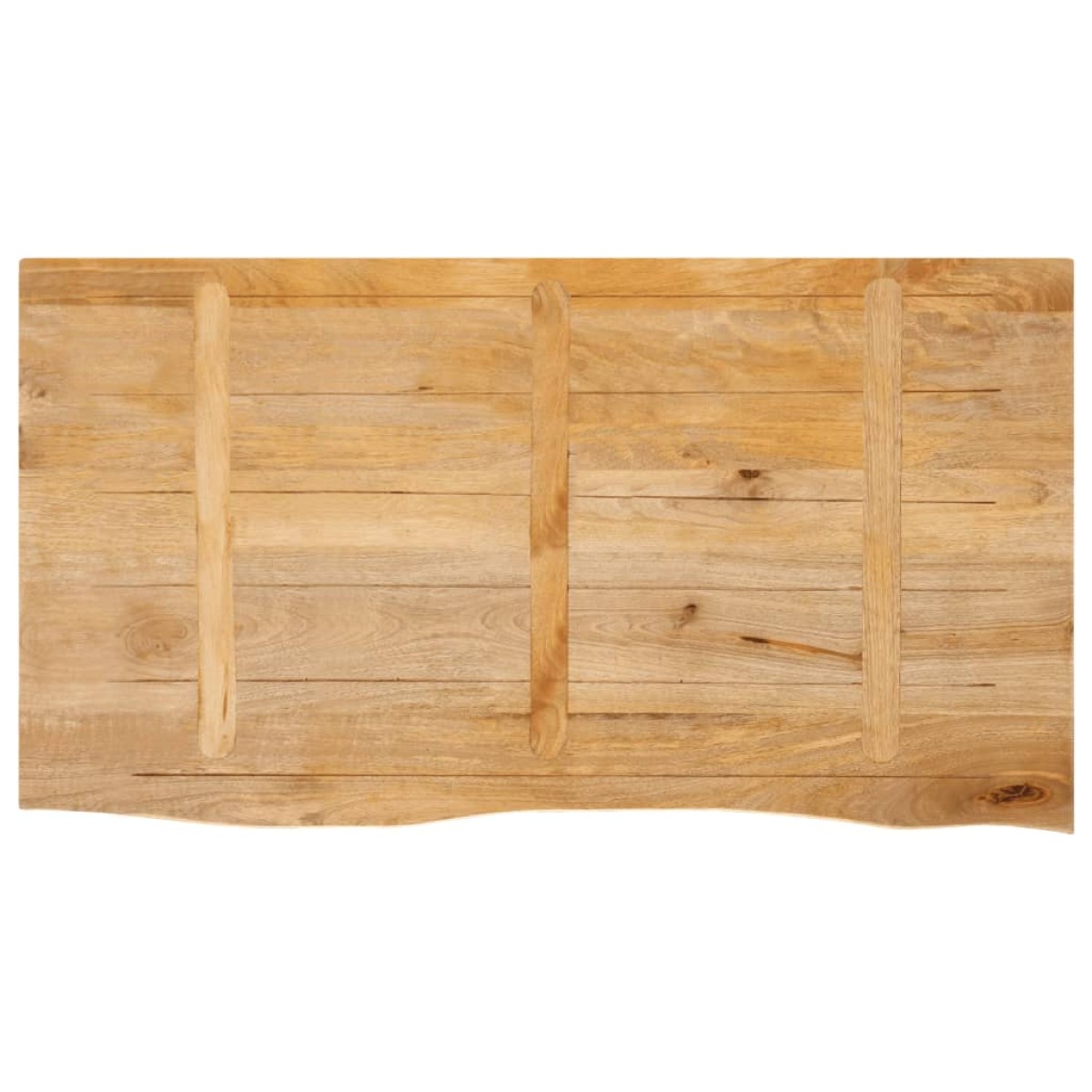 vidaXL Επιφάνεια Τραπεζιού 120x60x3,8 εκ. Live Edge Μασίφ Ξύλο Μάνγκο