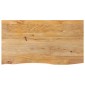 vidaXL Επιφάνεια Τραπεζιού 120x60x3,8 εκ. Live Edge Μασίφ Ξύλο Μάνγκο