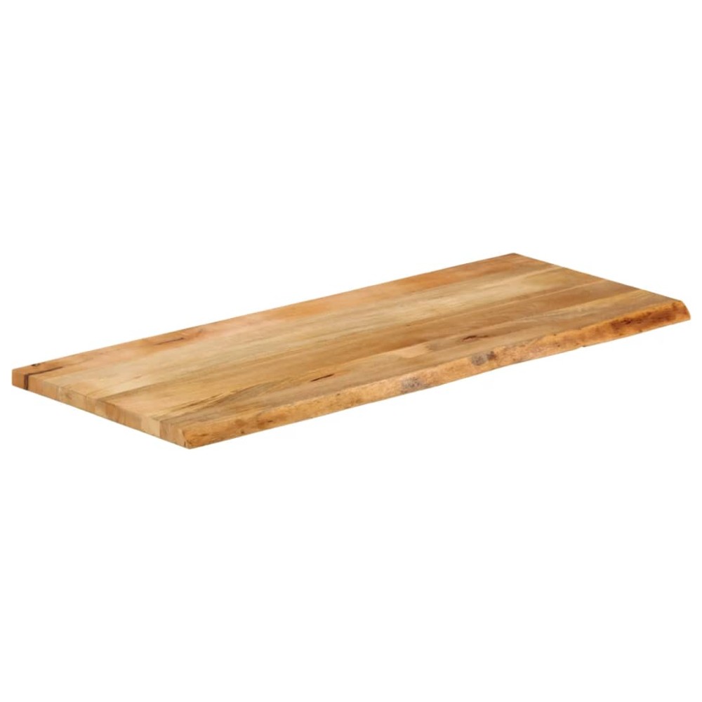 vidaXL Επιφάνεια Τραπεζιού 140x60x3,8 εκ. Live Edge Μασίφ Ξύλο Μάνγκο