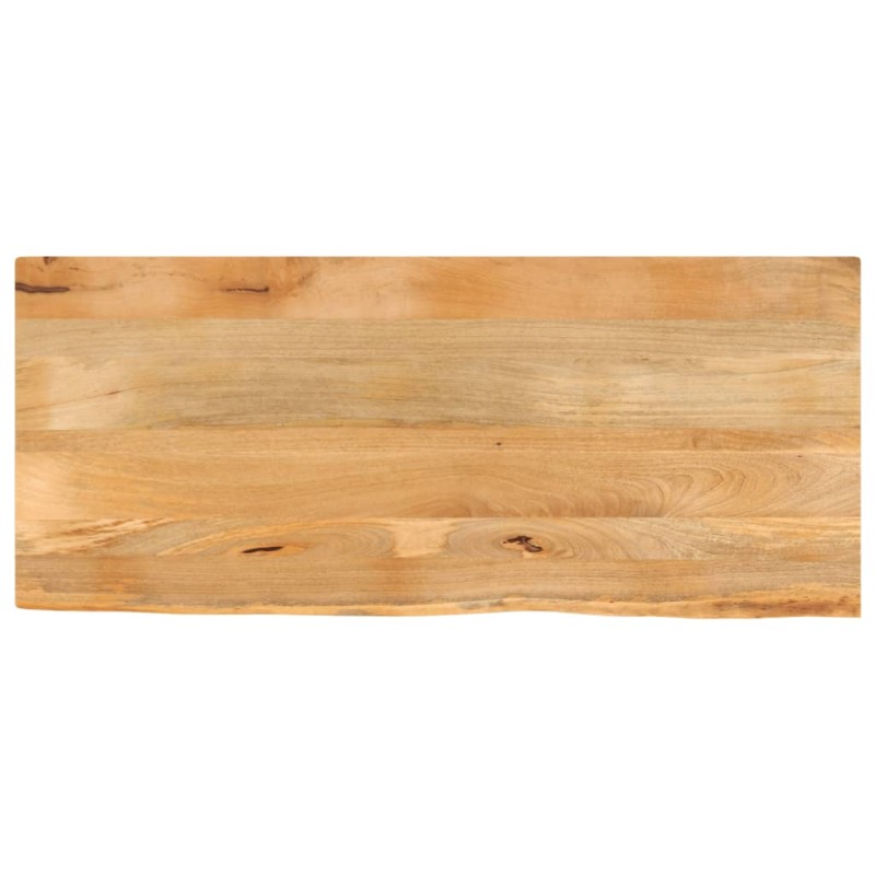 vidaXL Επιφάνεια Τραπεζιού 140x60x3,8 εκ. Live Edge Μασίφ Ξύλο Μάνγκο