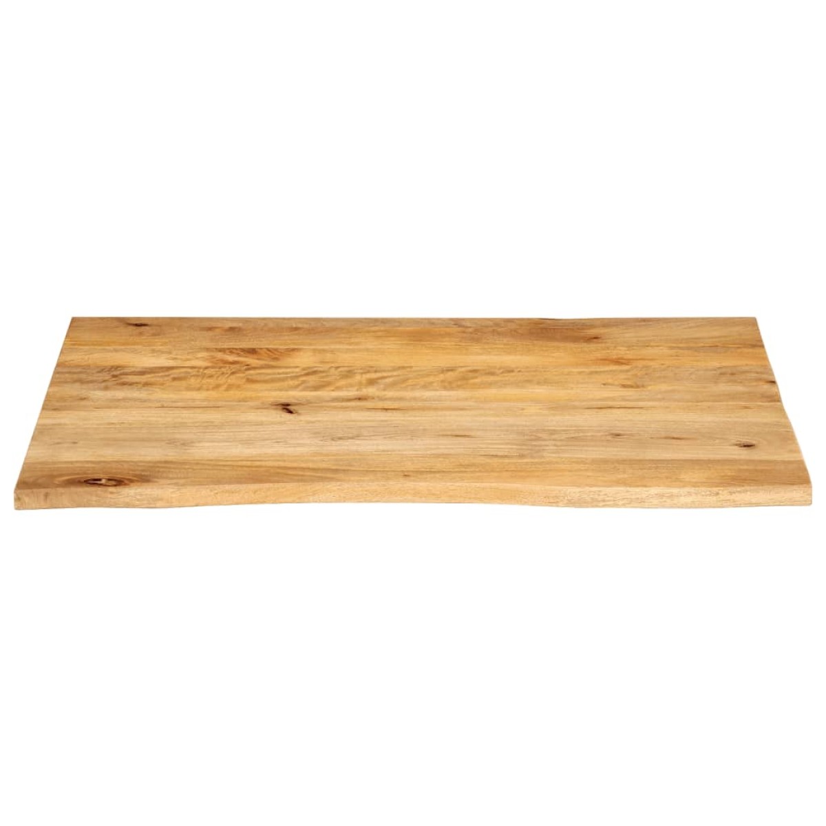 vidaXL Επιφάνεια Τραπεζιού 110x80x3,8 εκ. Live Edge Μασίφ Ξύλο Μάνγκο
