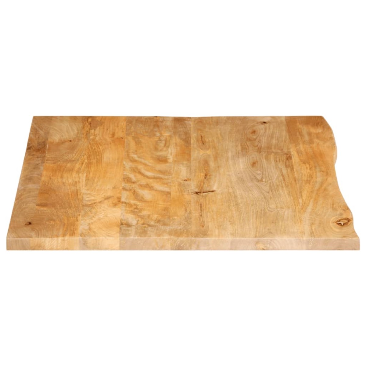 vidaXL Επιφάνεια Τραπεζιού 110x80x3,8 εκ. Live Edge Μασίφ Ξύλο Μάνγκο