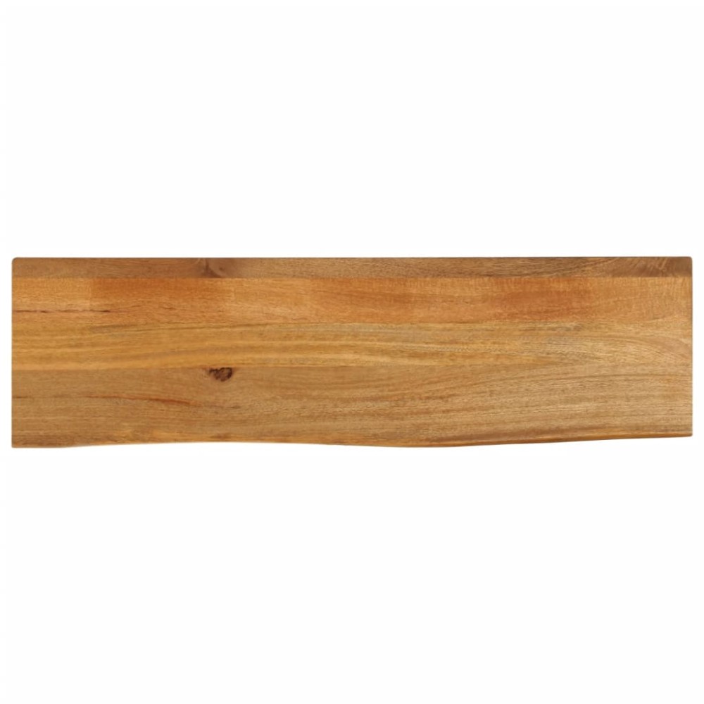 vidaXL Επιφάνεια Τραπεζιού 120x20x2,5 εκ. Live Edge Μασίφ Ξύλο Μάνγκο