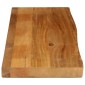 vidaXL Επιφάνεια Τραπεζιού 120x20x2,5 εκ. Live Edge Μασίφ Ξύλο Μάνγκο