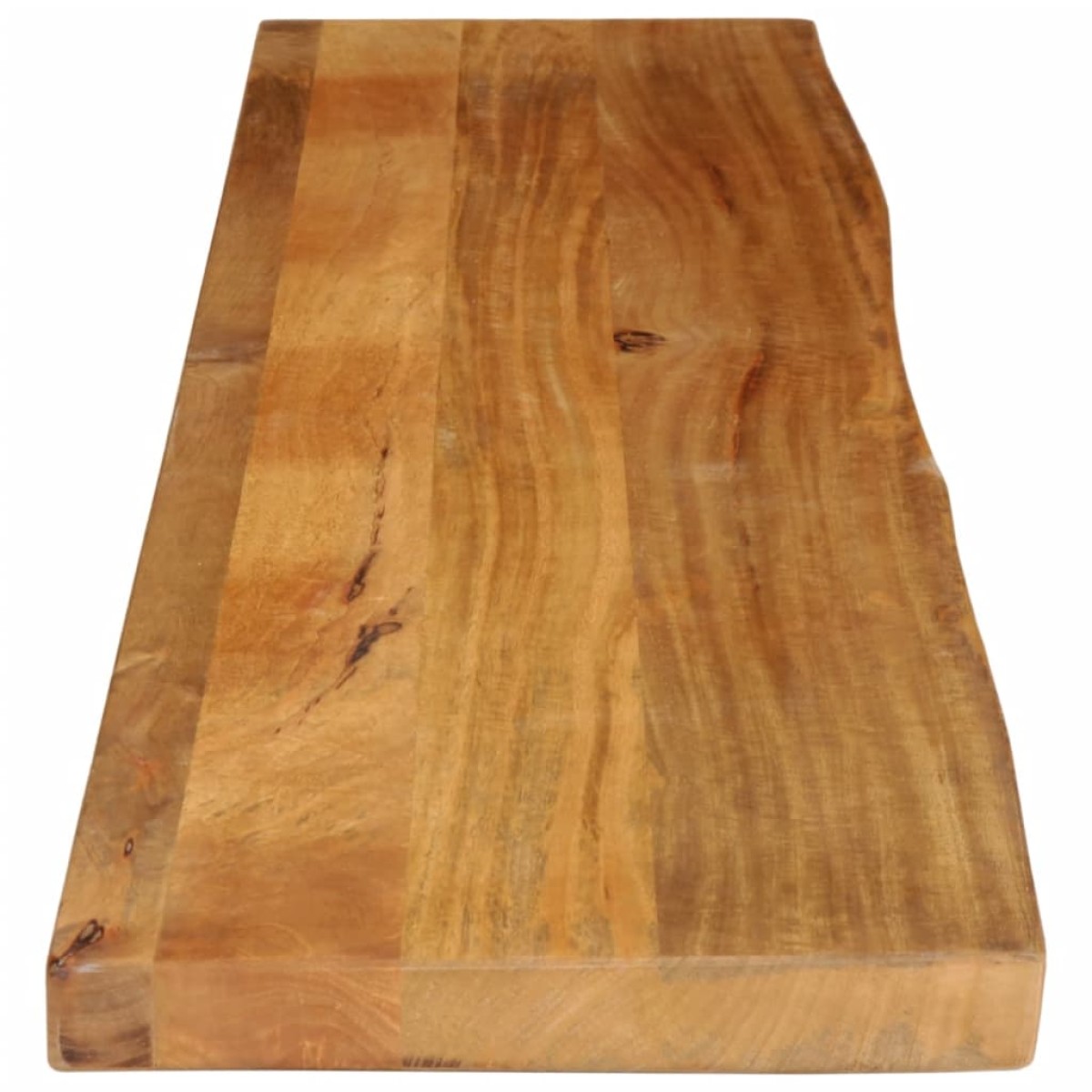 vidaXL Επιφάνεια Τραπεζιού 160x20x2,5 εκ. Live Edge Μασίφ Ξύλο Μάνγκο