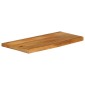 vidaXL Επιφάνεια Τραπεζιού 70x30x2,5 εκ. Live Edge Μασίφ Ξύλο Μάνγκο