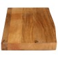 vidaXL Επιφάνεια Τραπεζιού 70x30x2,5 εκ. Live Edge Μασίφ Ξύλο Μάνγκο