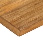 vidaXL Επιφάνεια Τραπεζιού 90x30x2,5 εκ. Live Edge Μασίφ Ξύλο Μάνγκο