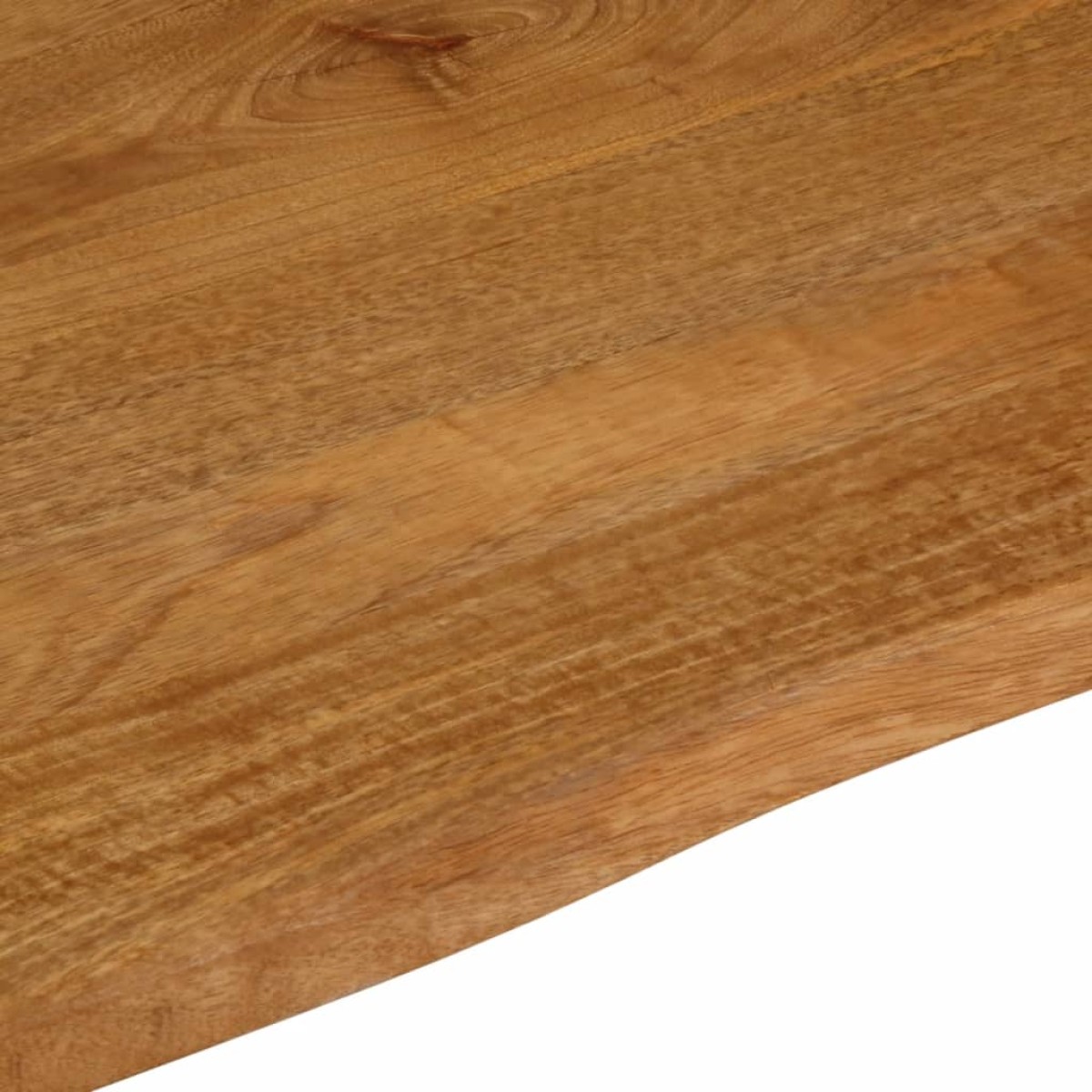 vidaXL Επιφάνεια Τραπεζιού 40x40x2,5 εκ. Live Edge Μασίφ Ξύλο Μάνγκο