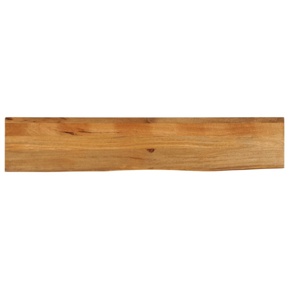 vidaXL Επιφάνεια Τραπεζιού 140x40x2,5 εκ. Live Edge Μασίφ Ξύλο Μάνγκο