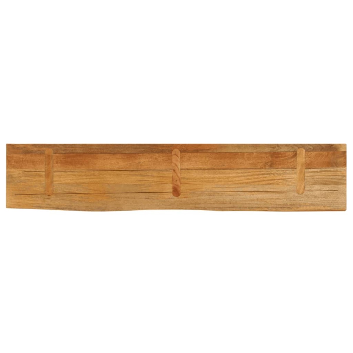 vidaXL Επιφάνεια Τραπεζιού 160x40x2,5 εκ. Live Edge Μασίφ Ξύλο Μάνγκο