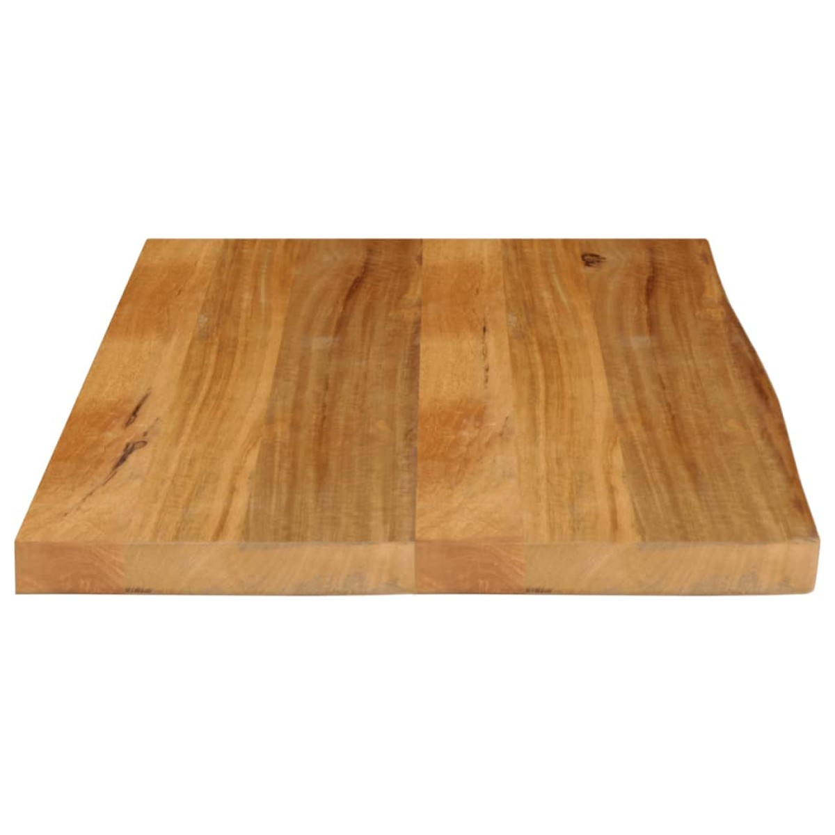 vidaXL Επιφάνεια Τραπεζιού 80x60x2,5 εκ. Live Edge Μασίφ Ξύλο Μάνγκο