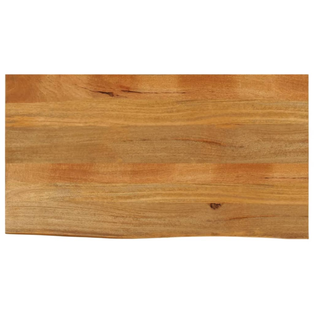 vidaXL Επιφάνεια Τραπεζιού 110x60x2,5 εκ. Live Edge Μασίφ Ξύλο Μάνγκο