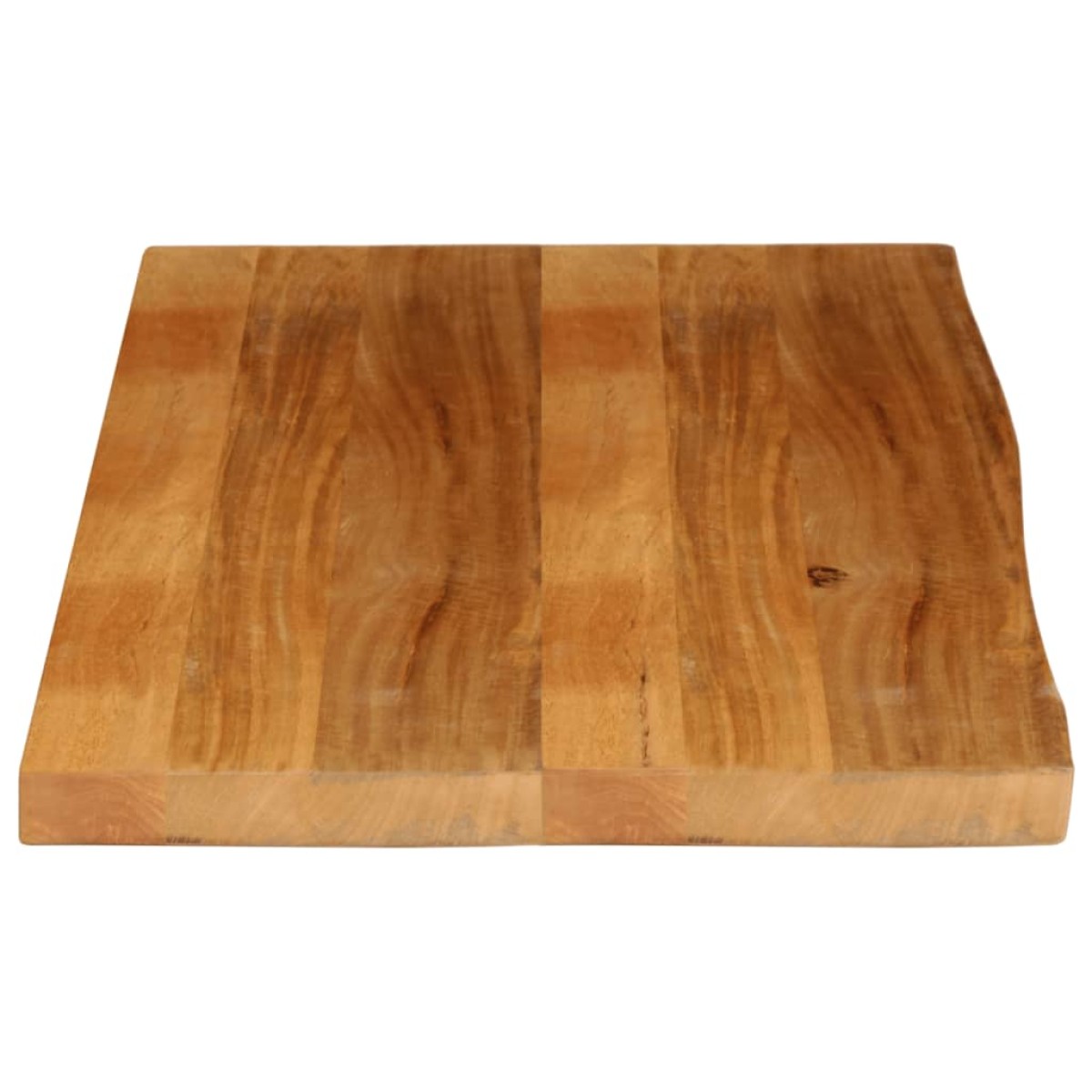 vidaXL Επιφάνεια Τραπεζιού 110x60x2,5 εκ. Live Edge Μασίφ Ξύλο Μάνγκο