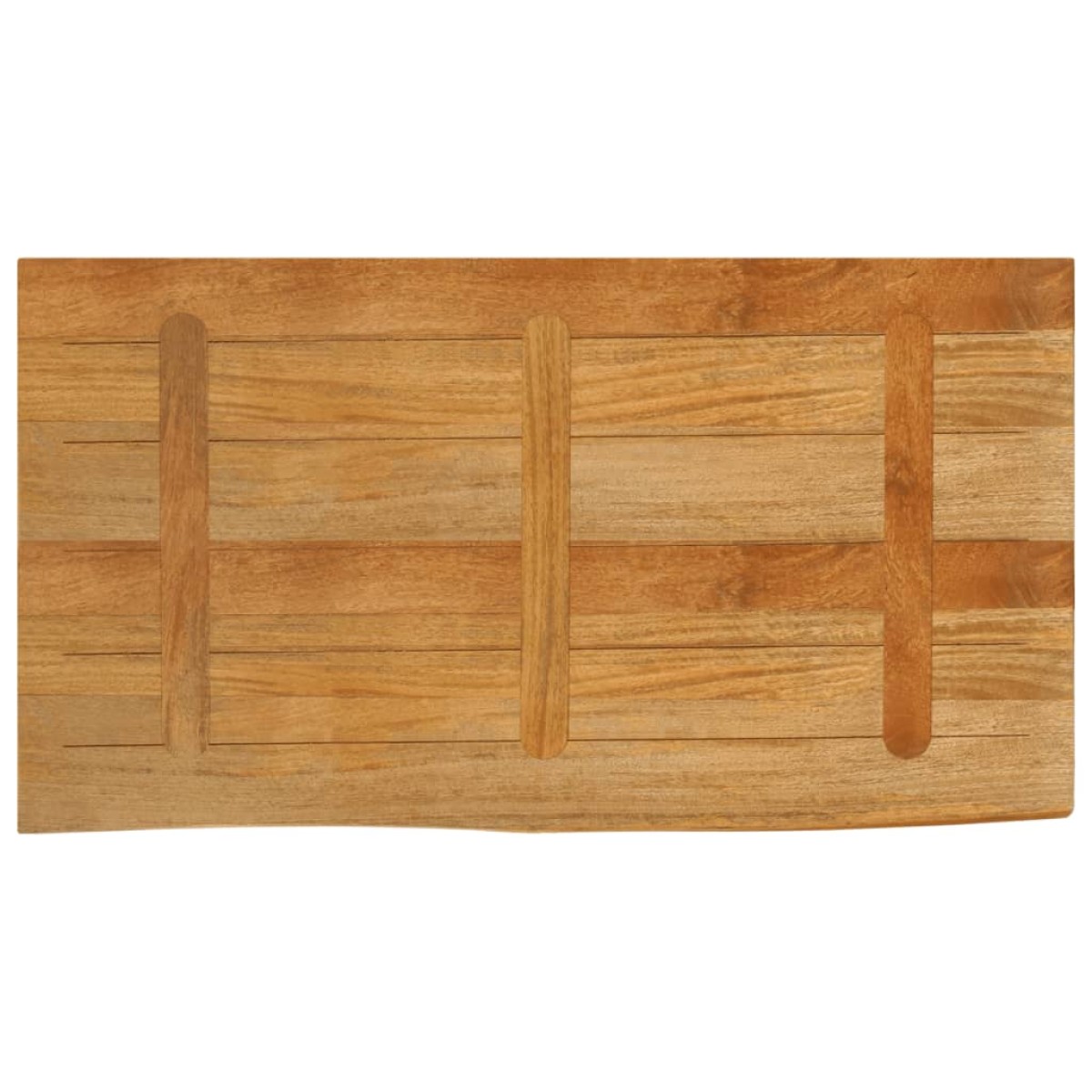 vidaXL Επιφάνεια Τραπεζιού 110x60x2,5 εκ. Live Edge Μασίφ Ξύλο Μάνγκο