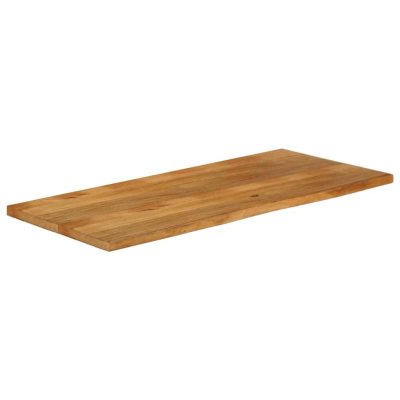 vidaXL Επιφάνεια Τραπεζιού 140x60x2,5 εκ. Live Edge Μασίφ Ξύλο Μάνγκο