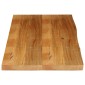 vidaXL Επιφάνεια Τραπεζιού 140x60x2,5 εκ. Live Edge Μασίφ Ξύλο Μάνγκο