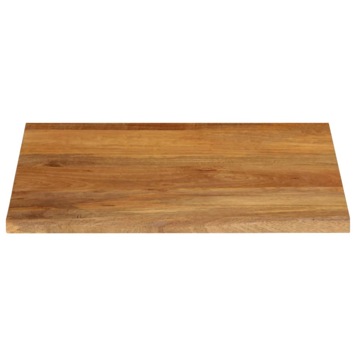 vidaXL Επιφάνεια Τραπεζιού 80x80x2,5 εκ. Live Edge Μασίφ Ξύλο Μάνγκο
