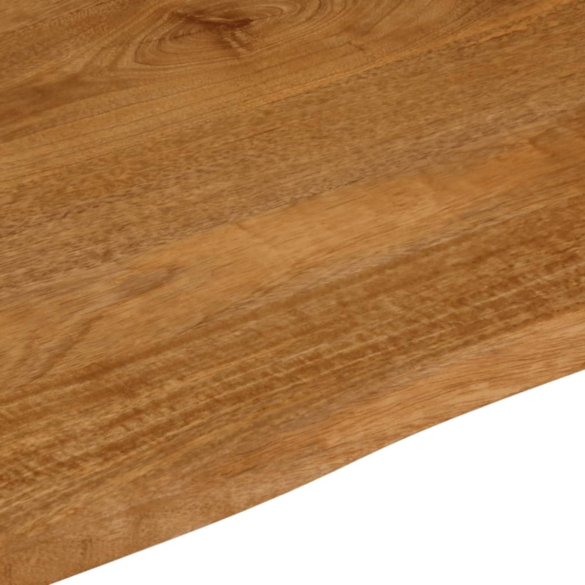 vidaXL Επιφάνεια Τραπεζιού 90x80x2,5 εκ. Live Edge Μασίφ Ξύλο Μάνγκο
