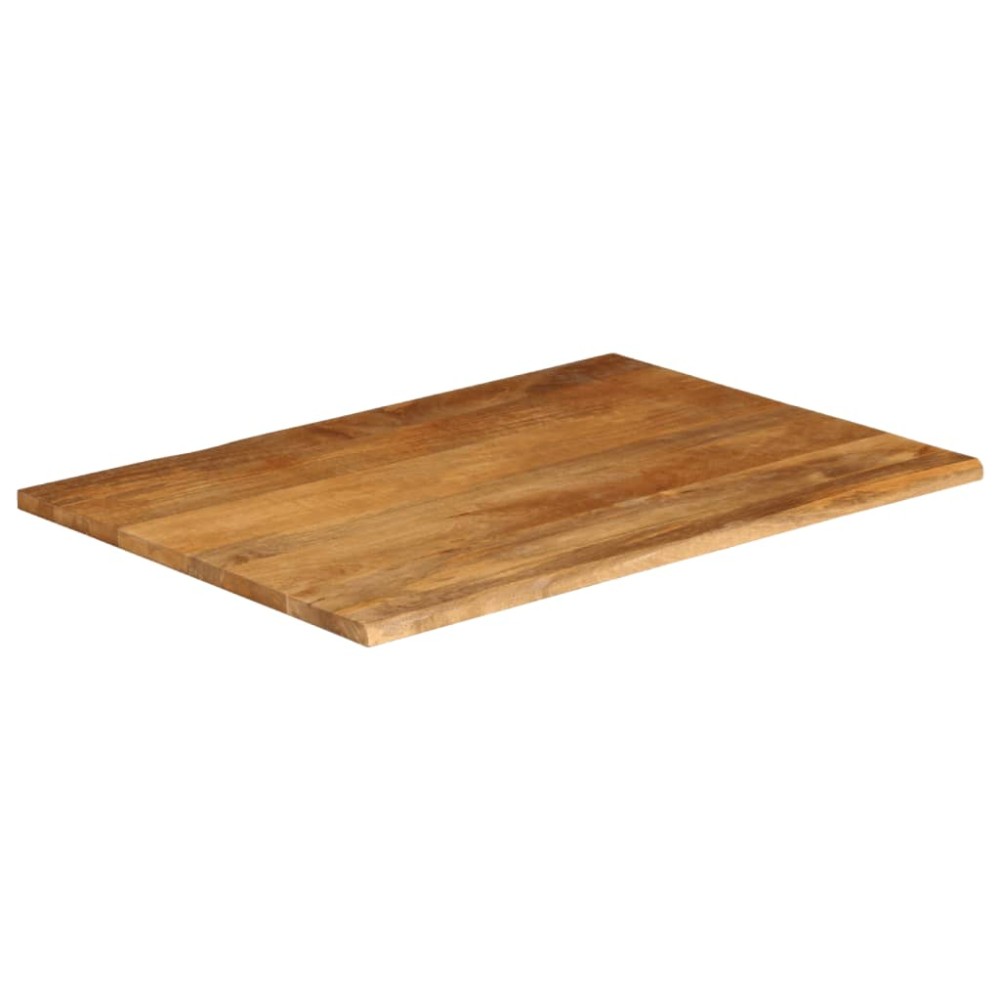 vidaXL Επιφάνεια Τραπεζιού 110x80x2,5 εκ. Live Edge Μασίφ Ξύλο Μάνγκο
