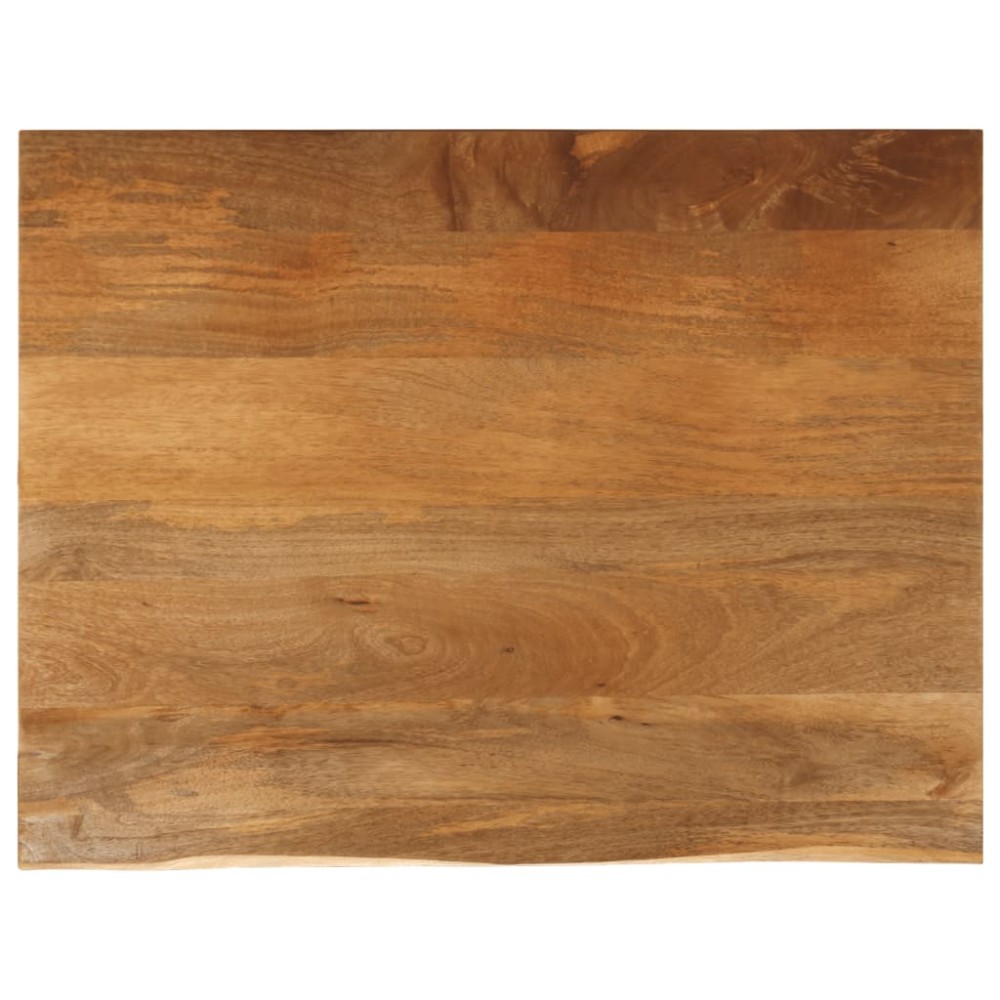 vidaXL Επιφάνεια Τραπεζιού 110x80x2,5 εκ. Live Edge Μασίφ Ξύλο Μάνγκο