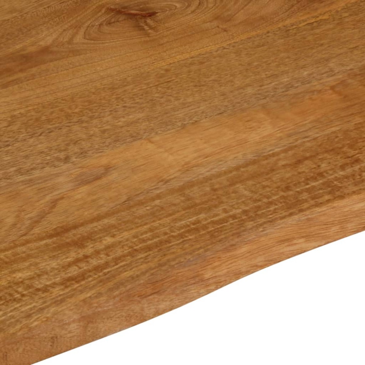 vidaXL Επιφάνεια Τραπεζιού 110x80x2,5 εκ. Live Edge Μασίφ Ξύλο Μάνγκο