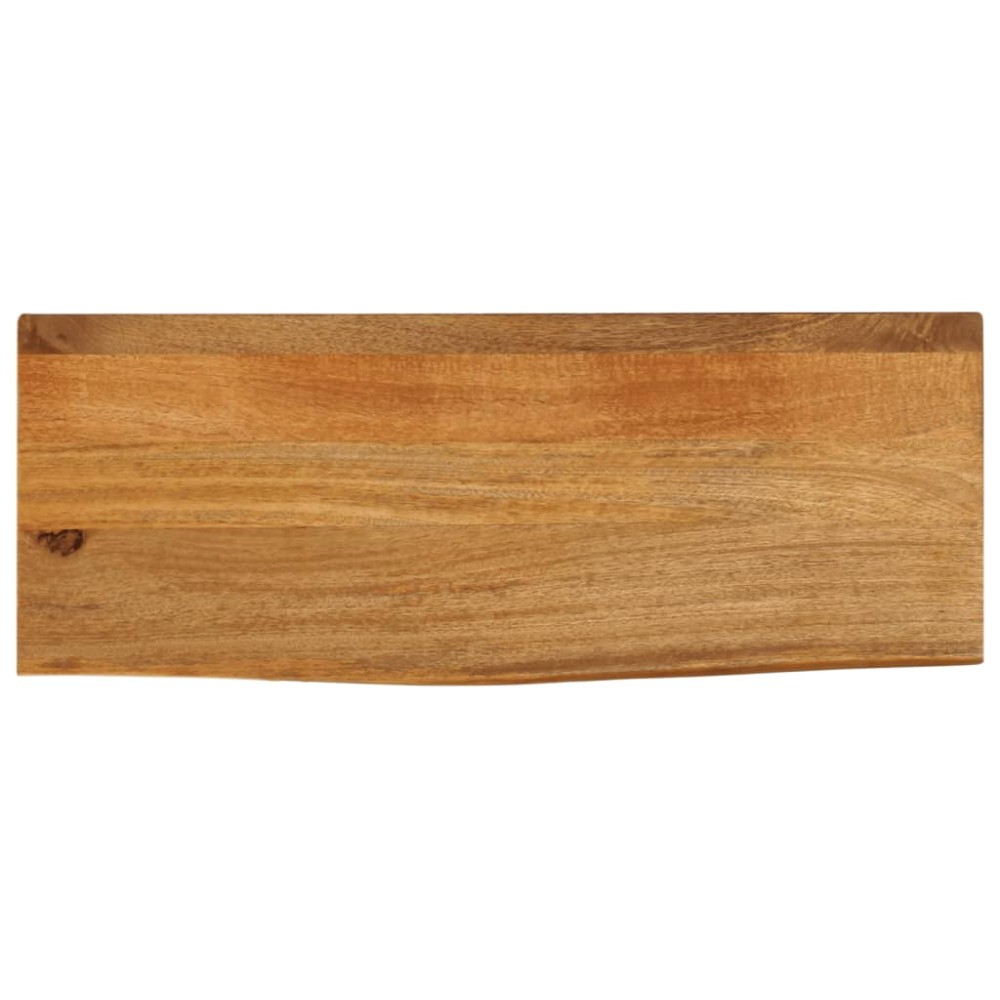 vidaXL Επιφάνεια Τραπεζιού 80x20x3,8 εκ. Live Edge Μασίφ Ξύλο Μάνγκο