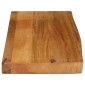 vidaXL Επιφάνεια Τραπεζιού 90x20x3,8 εκ. Live Edge Μασίφ Ξύλο Μάνγκο