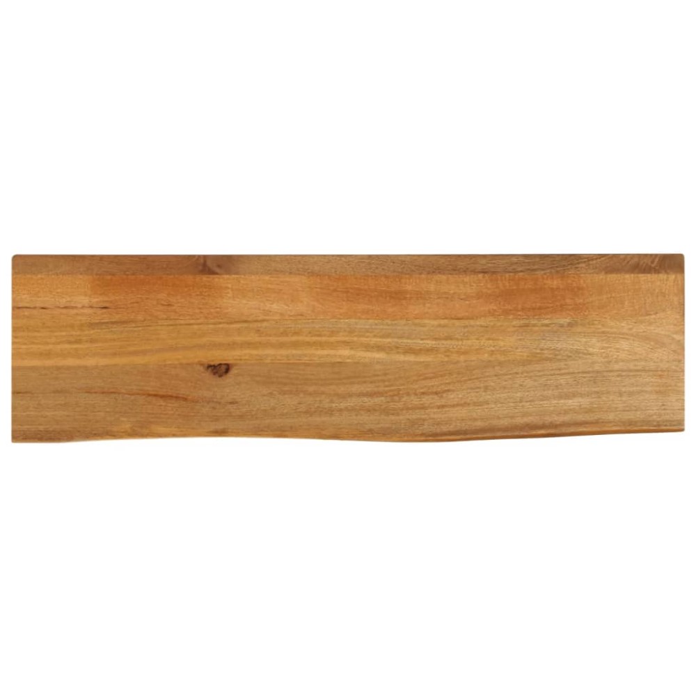 vidaXL Επιφάνεια Τραπεζιού 110x20x3,8 εκ. Live Edge Μασίφ Ξύλο Μάνγκο