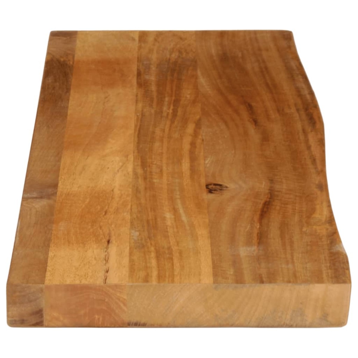 vidaXL Επιφάνεια Τραπεζιού 110x20x3,8 εκ. Live Edge Μασίφ Ξύλο Μάνγκο