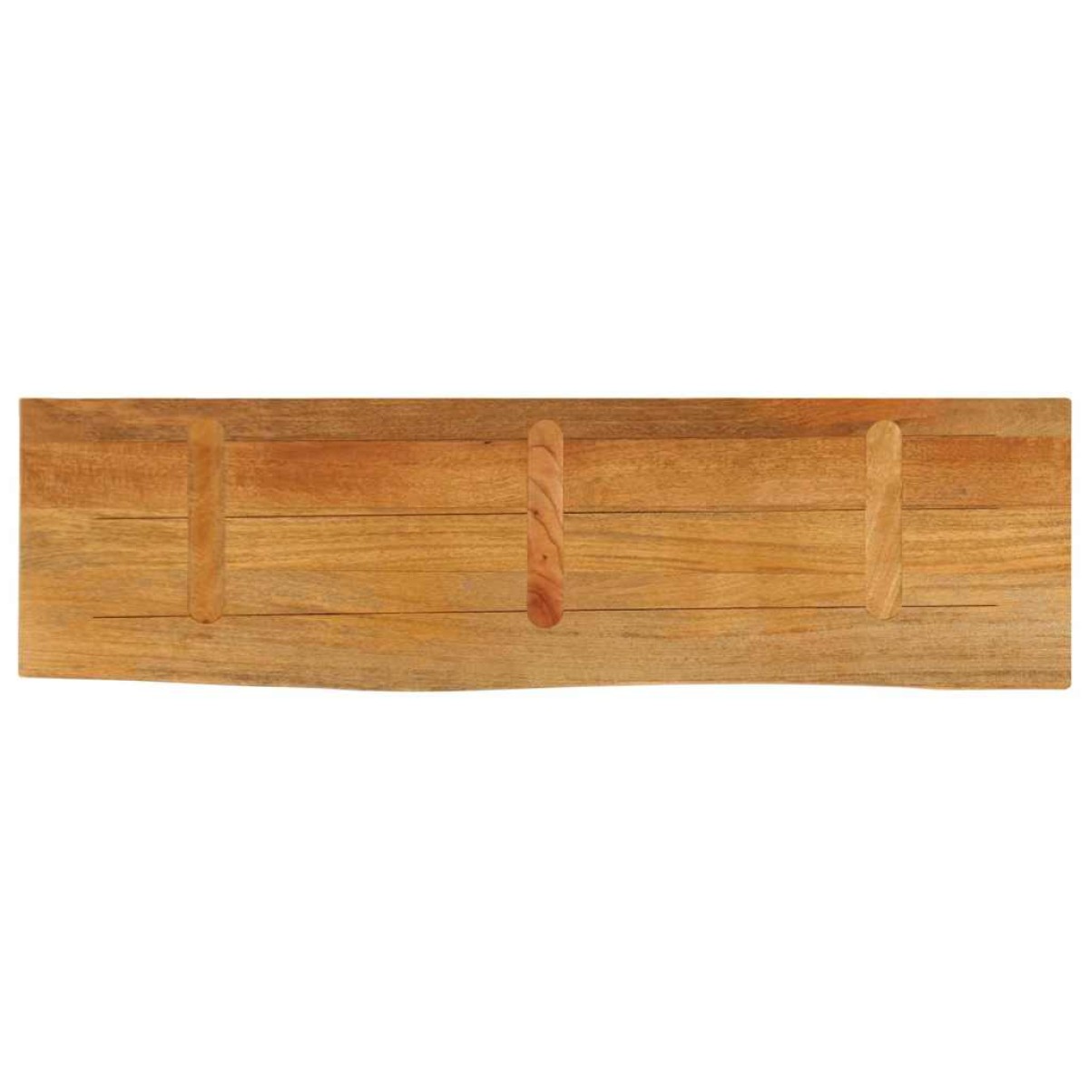 vidaXL Επιφάνεια Τραπεζιού 120x20x3,8 εκ. Live Edge Μασίφ Ξύλο Μάνγκο