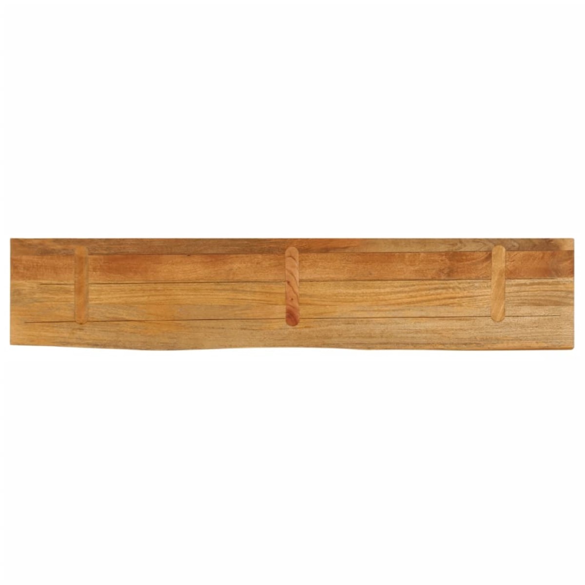 vidaXL Επιφάνεια Τραπεζιού 140x20x3,8 εκ. Live Edge Μασίφ Ξύλο Μάνγκο
