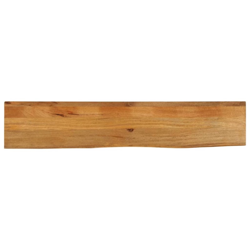 vidaXL Επιφάνεια Τραπεζιού 140x20x3,8 εκ. Live Edge Μασίφ Ξύλο Μάνγκο