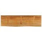 vidaXL Επιφάνεια Τραπεζιού 120x30x3,8 εκ. Live Edge Μασίφ Ξύλο Μάνγκο