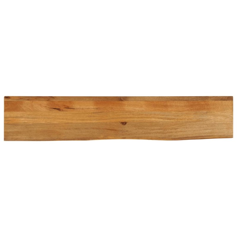 vidaXL Επιφάνεια Τραπεζιού 180x30x3,8 εκ. Live Edge Μασίφ Ξύλο Μάνγκο