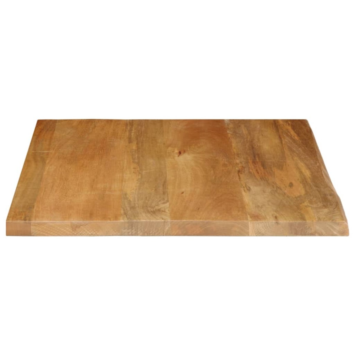 vidaXL Επιφάνεια Τραπεζιού 40x40x3,8 εκ. Live Edge Μασίφ Ξύλο Μάνγκο