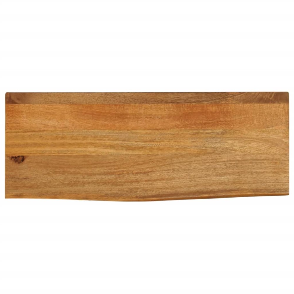 vidaXL Επιφάνεια Τραπεζιού 70x40x3,8 εκ. Live Edge Μασίφ Ξύλο Μάνγκο
