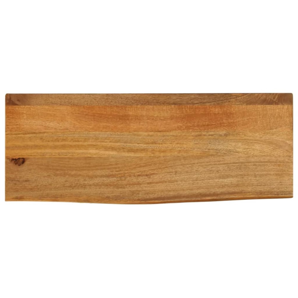 vidaXL Επιφάνεια Τραπεζιού 90x40x3,8 εκ. Live Edge Μασίφ Ξύλο Μάνγκο