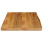 vidaXL Επιφάνεια Τραπεζιού 70x60x3,8 εκ. Live Edge Μασίφ Ξύλο Μάνγκο