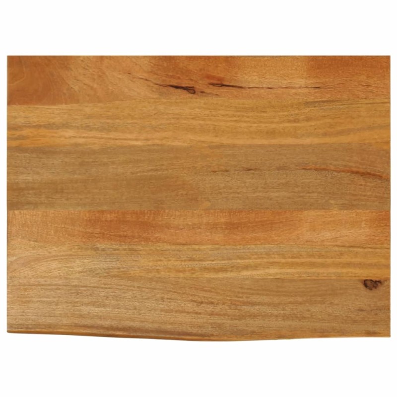 vidaXL Επιφάνεια Τραπεζιού 70x60x3,8 εκ. Live Edge Μασίφ Ξύλο Μάνγκο