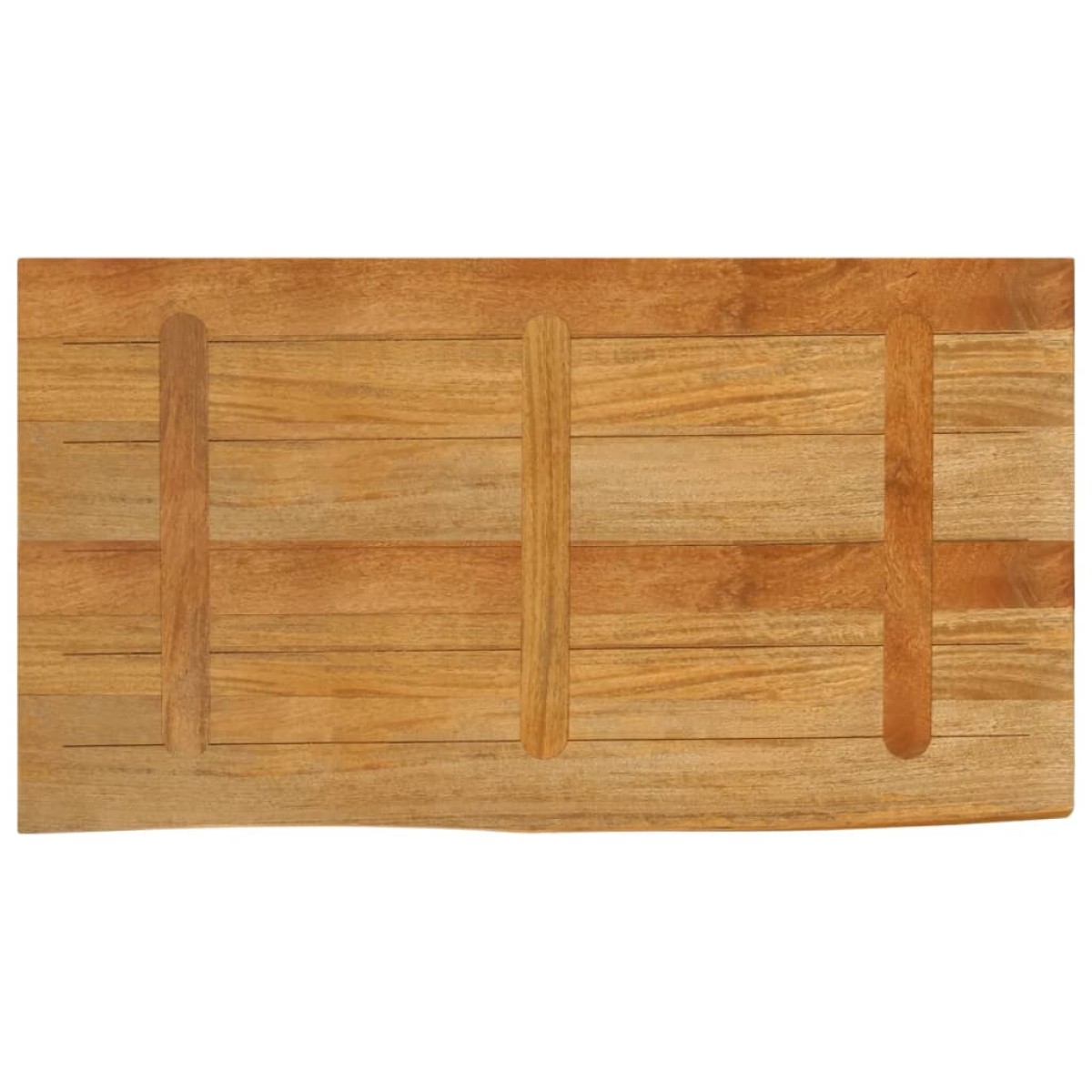 vidaXL Επιφάνεια Τραπεζιού 120x60x3,8 εκ. Live Edge Μασίφ Ξύλο Μάνγκο