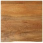 vidaXL Επιφάνεια Τραπεζιού 80x80x3,8 εκ. Live Edge Μασίφ Ξύλο Μάνγκο