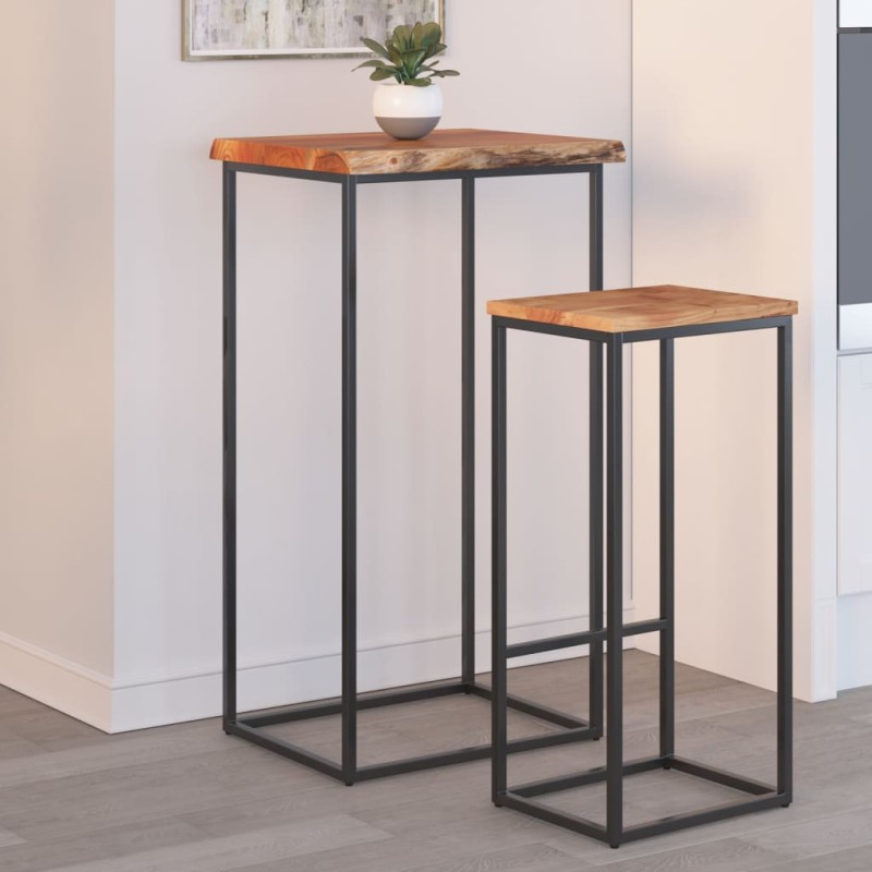 vidaXL Επιφάνεια Τραπεζιού Ορθογώνια 50x40x2,5 εκ. Μασίφ Ξύλο Ακακίας