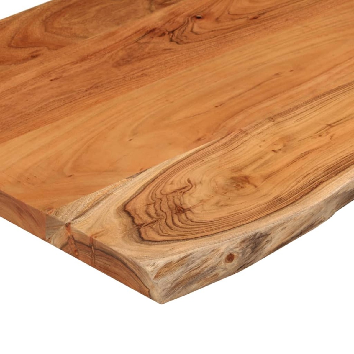 vidaXL Επιφάνεια Τραπεζιού Ορθογώνια 80x40x2,5 εκ. Μασίφ Ξύλο Ακακίας