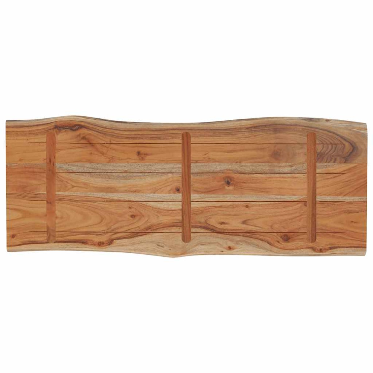 vidaXL Επιφάνεια Τραπεζιού Ορθογώνια 100x40x2,5 εκ. Μασίφ Ξύλο Ακακίας