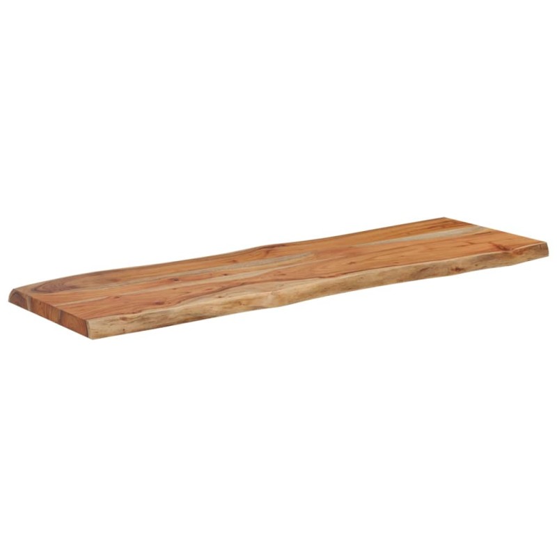 vidaXL Επιφάνεια Τραπεζιού Ορθογώνια 110x40x2,5 εκ. Μασίφ Ξύλο Ακακίας