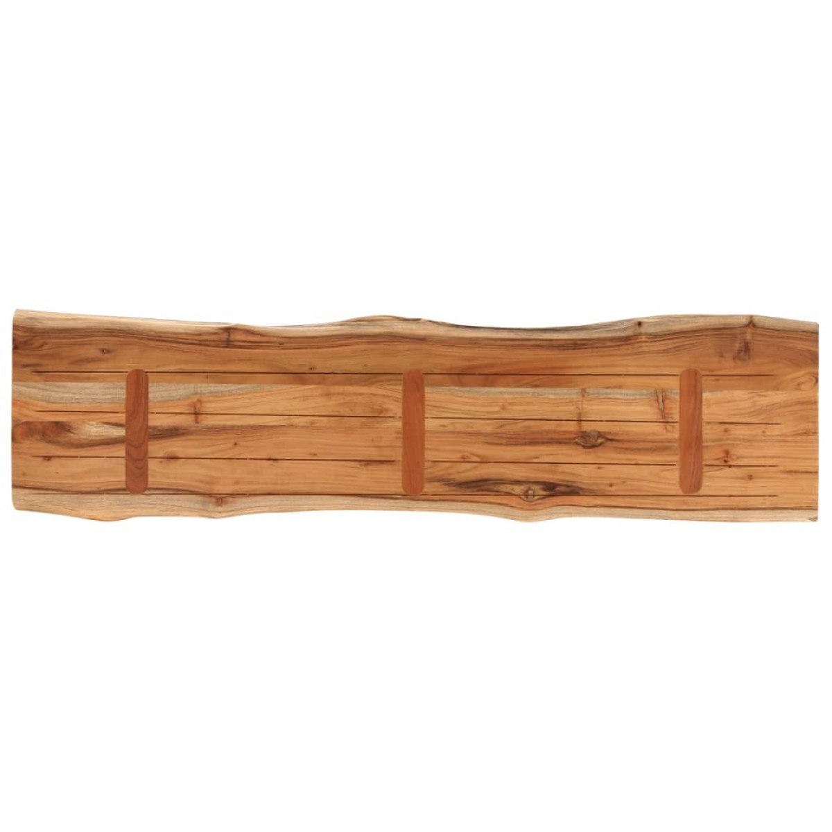 vidaXL Επιφάνεια Τραπεζιού Ορθογώνια 140x40x2,5 εκ. Μασίφ Ξύλο Ακακίας