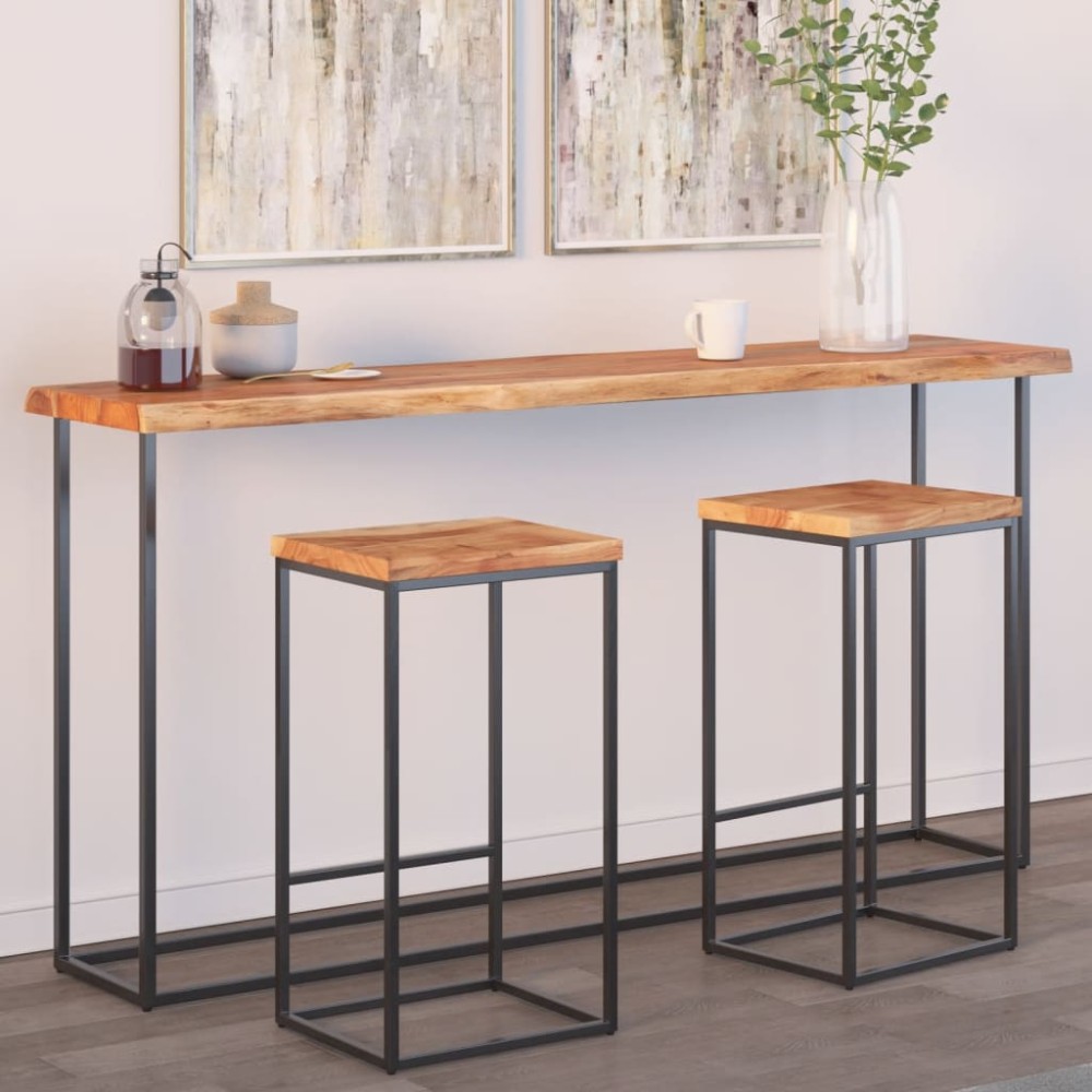 vidaXL Επιφάνεια Τραπεζιού Ορθογώνια 160x40x2,5εκ. Μασίφ Ξύλο Ακακίας