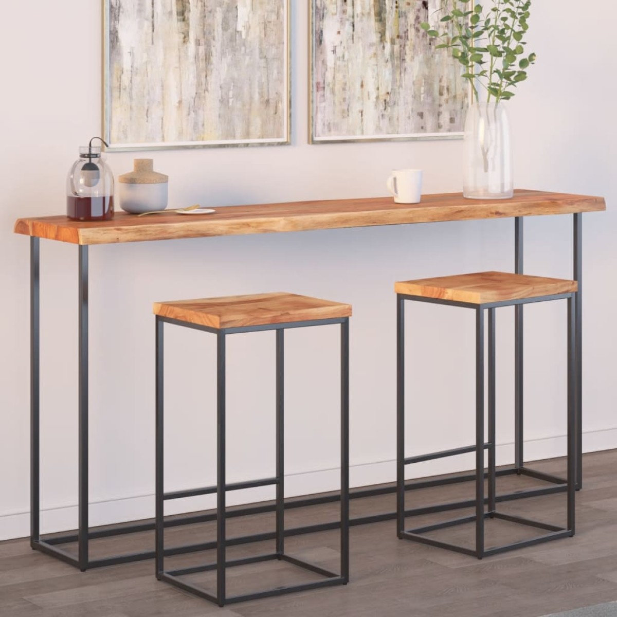 vidaXL Επιφάνεια Τραπεζιού Ορθογώνια 160x40x2,5εκ. Μασίφ Ξύλο Ακακίας